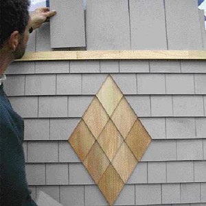 Wall shingle designs